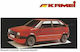 Autoline Spoiler Car Set Compatible with Seat Ibiza X1 4D