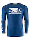 Bad Boy Origin Rash Guard BBRS110 Ανδρική Μακρυμάνικη Μπλούζα για Jiu-Jitsu Μπλε