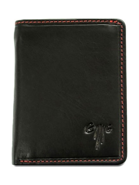 Kion 4469 Men's Leather Wallet Black/Red