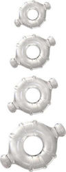 Ns Novelties Renegade Vitality Rings Clear 4pcs
