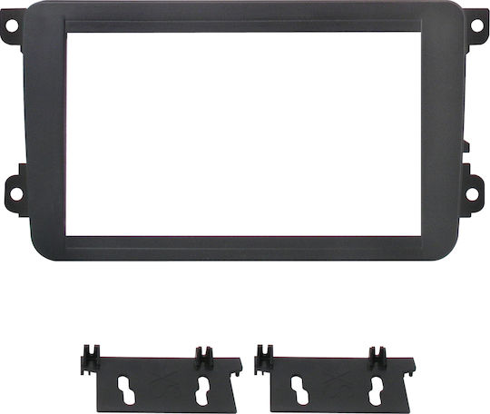 Phonocar Πρόσοψη 2 Din Γκρι για Seat / Skoda / VW