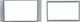 Phonocar DIN Fascia Panels 2 Din Silver for Ford C-Max / Fiesta / Focus / Fusion / Galaxy / Kuga / Mondeo / S-Max / Transit