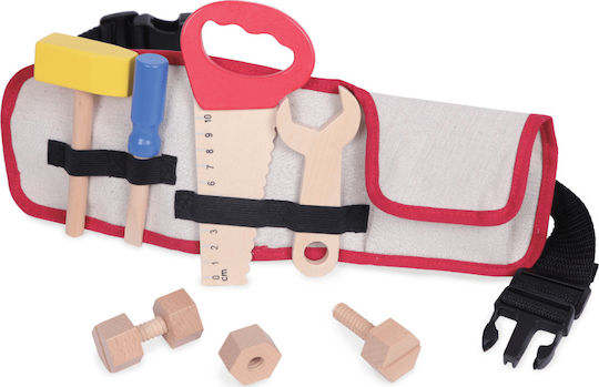 Gerardo’s Toys Mastorakos Belt with Wooden Kids Tools from Wood for 3+ Years