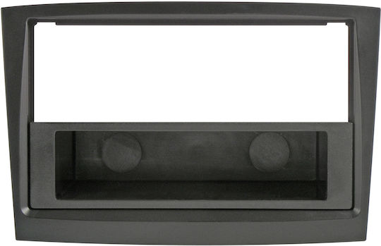 Phonocar DIN Fascia Panels 2 Din Black Glossy for Fiat Doblo Opel Combo 2015+
