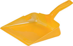 Plastic Dustpan with Rubber Band Yellow