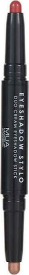 MUA Double Cream Doppellidschatten in Stickform Flame 8gr