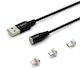 Savio Magnetic / Braided USB to Lightning / Typ...