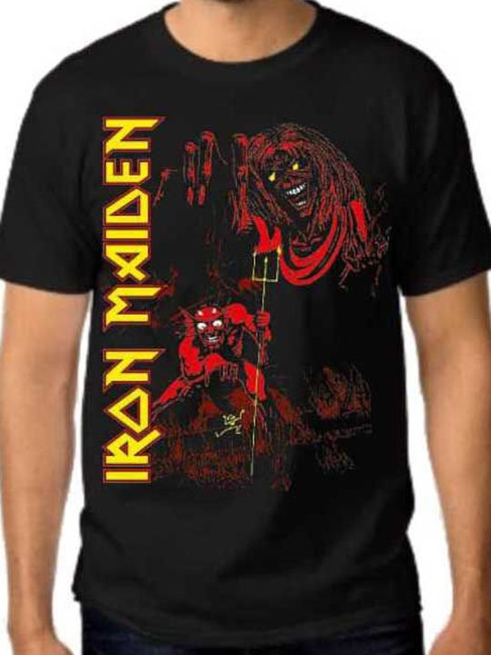 Iron Maiden Numărul de numărul de fiară T-shirt negru