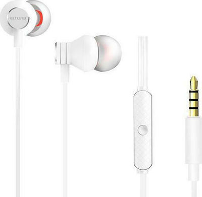 Aiwa ESTM-50 In-ear Handsfree με Βύσμα 3.5mm Λευκό