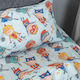 Palamaiki Kids Cotton Pillowcase Set 50x75cm Γαλάζιες