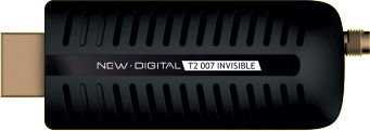 New Digital T2 007 Invisible Stick Ψηφιακός Δέκτης Mpeg-4 Full HD (1080p) Σύνδεση HDMI