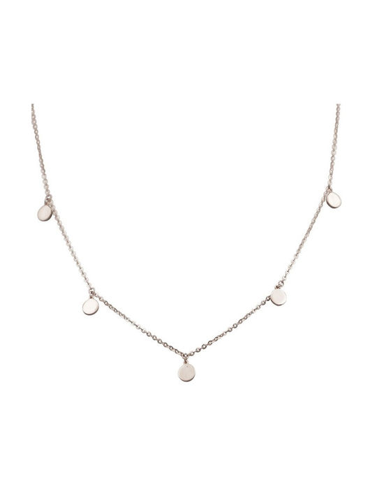 9-carat white gold necklace F32901L.