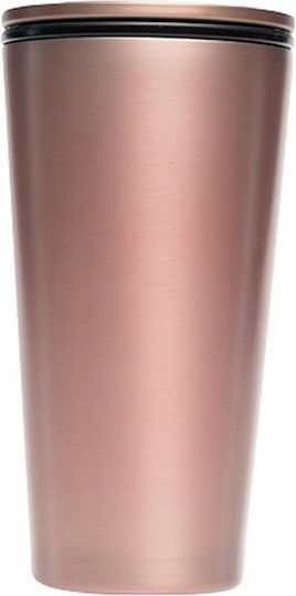 Chic Mic Ποτήρι Θερμός Ανοξείδωτο 420ml Ροζ