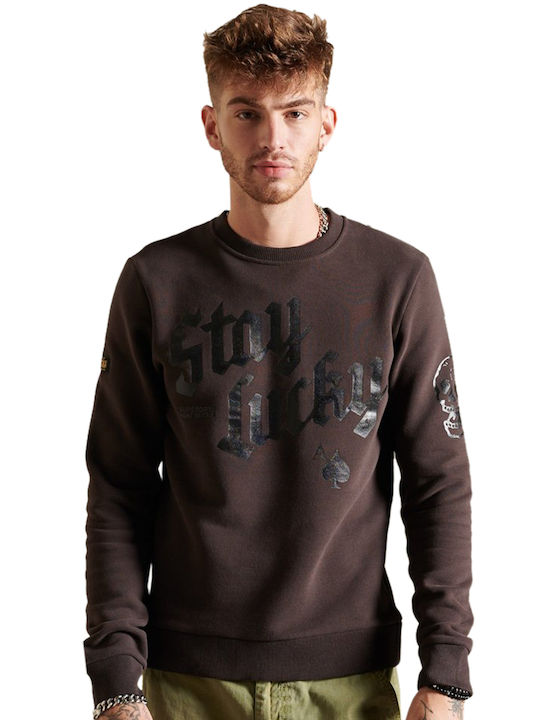 Superdry Herren Sweatshirt Braun