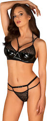 Obsessive Bagirela Sexy Dessous-Set Schwarz 2 Stück