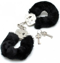 Rimba Police Handcuffs With Fur Handschellen Black