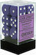 Chessex Opaque Dice Purple/White Opaque 12-Dice...