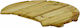 Showood Πλακάκι Δαπέδου for Garden Flooring from Wood 60x60εκ. 1pcs Ø60cm