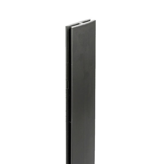 Showood Balustradă pentru Împrejmuire Grădină Gri din Plastic - Plastic 200buc 1buc Gray