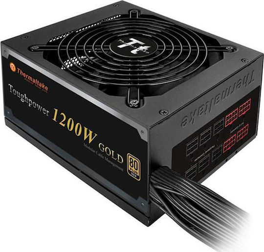 Thermaltake 1200W Schwarz Computer-Netzteil Semi-Modular 80 Plus Gold (PS-TPD-1200FNFAGE-1)