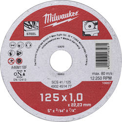 Milwaukee Scs 41 / 125 Δίσκος Κοπής Μετάλλου 125mm