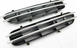 Air duct Car 2-Piece Wing Spoilers for BMW E39 / E60 1995-2010 Black Compatible with BMW E39 / E60 / Series 5