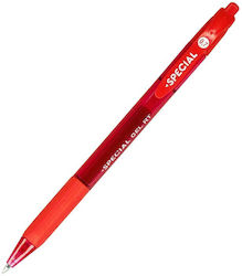 Typotrust Στυλό 0.7mm με Κόκκινο Μελάνι Special Gel RT