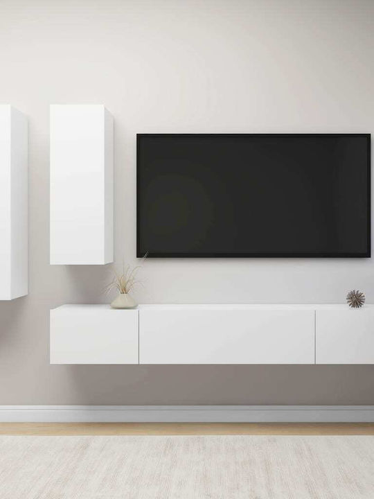 Wohnzimmer TV-Einheit White L100xB30xH30cm