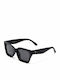 Olympus Sunglasses Ifigenia Γυναικεία Γυαλιά Ηλίου με Κοκκάλινο Σκελετό Black 02-040