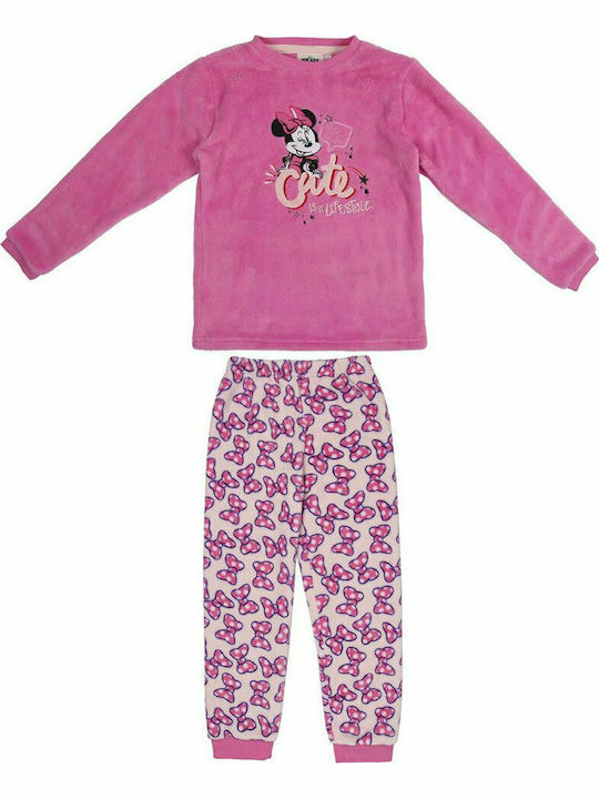 Cerda Kinder-Nachtwäsche Winter Fleece Rosa Minnie Mouse