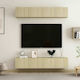 Wand Wohnzimmer Schrank aus Spanplatte Sonoma 80x30x30cm