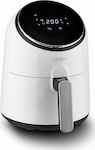 Lauben 2500WT Air Fryer with Removable Basket 2.5lt White