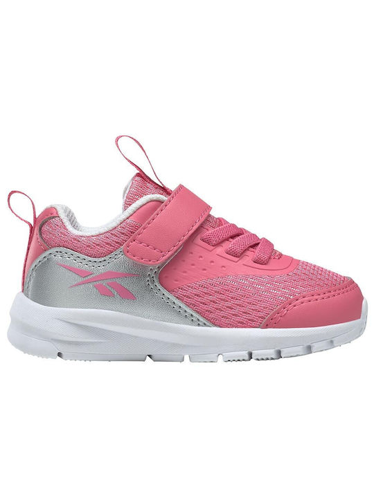 Reebok Kids Sports Shoes Running Rush Runner Astro Pink / Silver Metallic / Cloud White