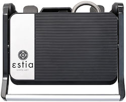 Estia Sandwich Maker pentru for 2 Sandwiches Sandvișuri 1200W Neagră