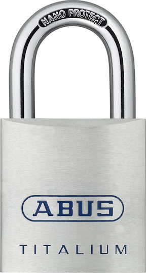 Abus Aluminum Padlock Brass with Key 50mm 1pcs