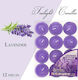 Scented Tealights Lavender Purple 12pcs