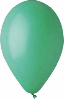 Set of 100 Balloons Latex Green 30cm