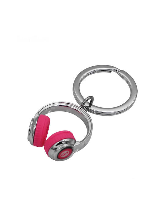 Keychain Headphones Headphones Red 3x3cm