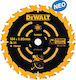 Dewalt DT10300 Cutting Disc Wood Hole Diameter 165mm with 24 Teeth 1pcs