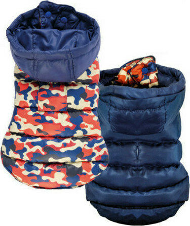 Croci Aspen Camouflage Dog Coat with Hood Multicolour 20cm