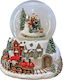 Zaros Christmas Snowball Illuminated 22.5cm