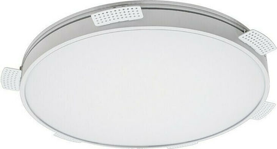 VK Lighting Rund Vertieft LED Panel 20W mit Natürliches Weiß Licht 4000K