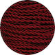 VK Lighting Fabric Cable 2x0.75mm² in Burgundy ...