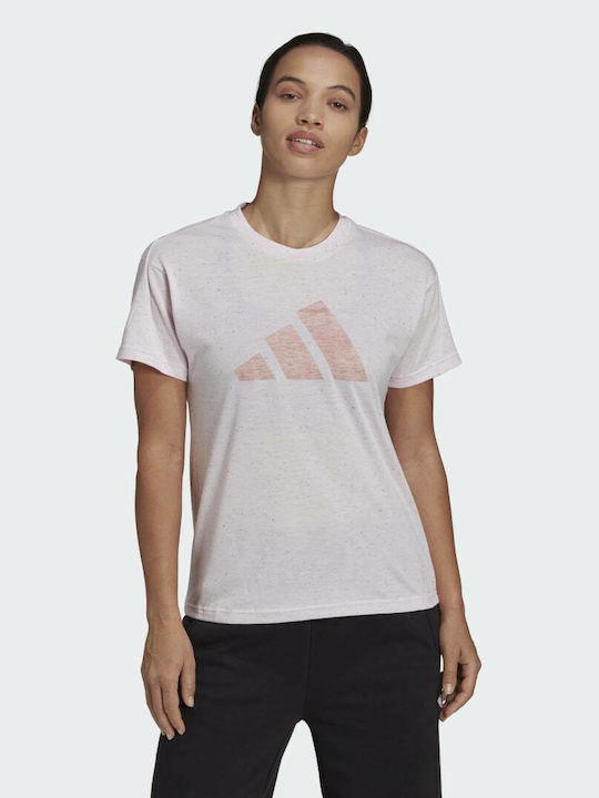 Adidas Future Icons Winners 3.0 Women's Athletic T-shirt Almost Pink Mel