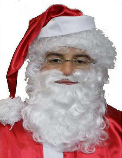 Weihnachts-Bärte des Weihnachtsmanns Weiße mit Muster Weihnachtsmann