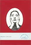 Fagotto Maria Callas Notebook Ruled Red