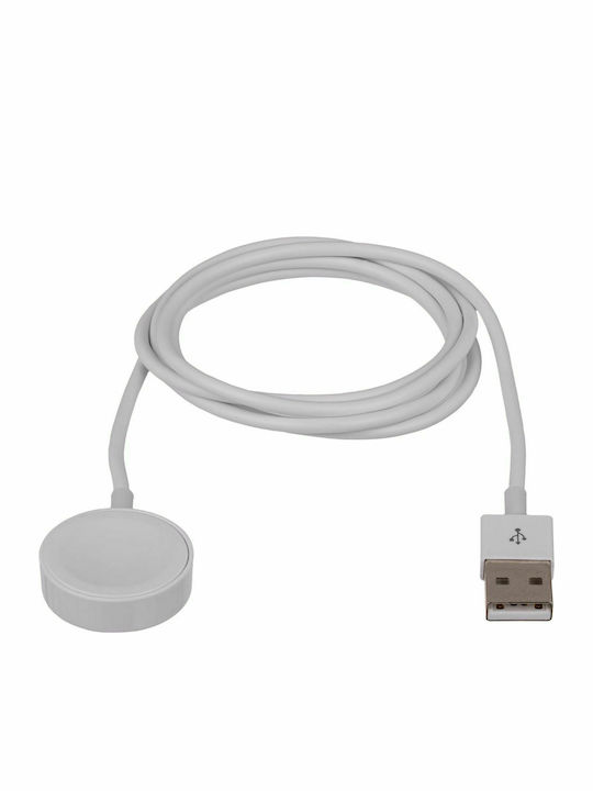 Akyga AK-SW-15 Charging Cable Λευκό (Apple Watch)