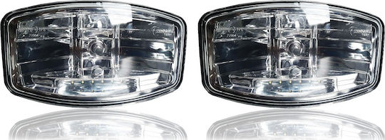 Mars Tech Square Foglights Car LED Universal 12 / 24V 26.5cm 2pcs