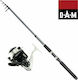 Dam Tele Set Fishing Rod for Spinning with Reel 2.70m 10-30gr