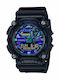Casio G-shock Ανδρικό Ρολόι 49.5mm Χρονογράφος Μπαταρίας με Μαύρο Καουτσούκ Λουράκι
